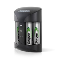 Rechargeable AA and AAA Battery Charger (Recharge Pro) with 4 AA NiMH Rechargeable Batteries, Auto-S