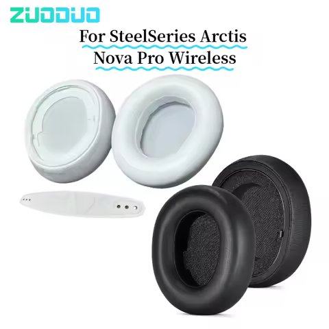 For SteelSeries Arctis Nova Pro Wireless Original earmuffs with buckle Headphones Memory Foam Ear Cu