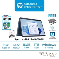 HP Spectre x360 2-In-1 Convertible Laptop (13.5" AMOLED Touch/ Intel i7-1255U/ 16GB/ 1TB/ W11/ H&amp;S/ Blue) 14-ef0000TU