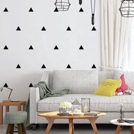 Wallpaper Sticker Dinding Motif  Segitiga Hitam Putih Kecil