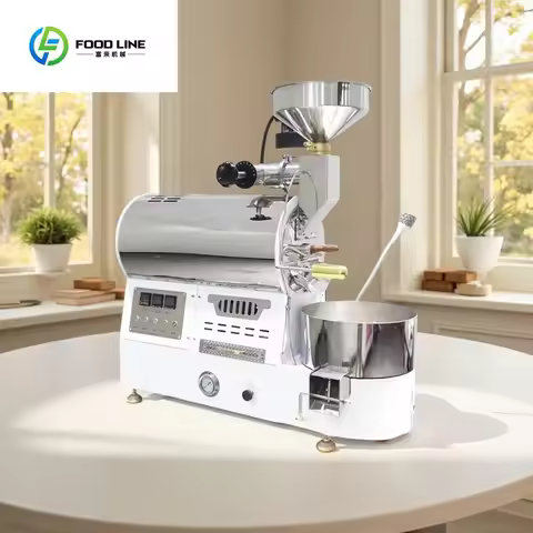 Professional Smart Small Gas Electric 20kg 15kg 2kg 1kg Coffee Roaster for Home Commercial Roasting