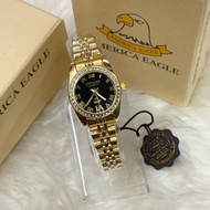 America eagle byMMTIME นาฬิกาแบรนด์แท้สินค้าพร้อมกล่องกันนำ้พอประมาณขนาดนาฬิกา2.5cm