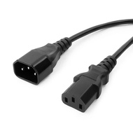 BizLink IEC 60320 C14 to C13 3 Pin PC Computer PDU 1.00mm2 10A 250V Power Cord Extension Cable 100cm
