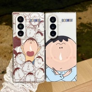 Samsung/Z Fold7/6 Magnetic All-Inclusive Hard Shock-resistant Phone Case zfold5/4/3 Cartoon Dumb Pro