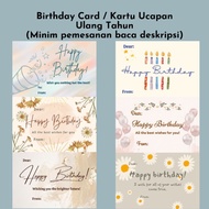 BIRTHDAY CARD BIRTHDAY GREETING CARD/ BIRTHDAY CARD/ Happy BIRTHDAY CARD/