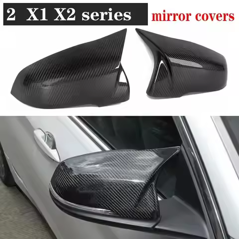 For BMW 2 X1 X2 series F44 G29 Z4 F52 F48 Upgrade Shells Rearview Cap Real Carbon fiber rear view mi
