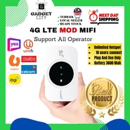 Modified Unlimited 4G LTE H1 Pocket WiFi Router Portable WiFi Modem MiFi Router Unlimited Hotspot D6