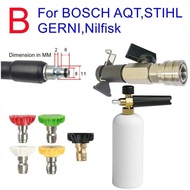 High Pressure Wash Ball Valve Kit 1/4" Quick Connector For Karcher Lavor Stihl Nilfisk Hose Direct C