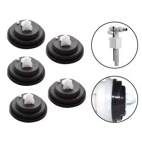 5PCS Toilets Filling Valves Gasket Inlet Filling Valve Diaphragm Float Valve Membrane Fill Valves Ba