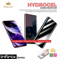 Anti Scratch Hydrogel Matte Anti Bluelight Spy Infinix Note 7 8 8i 10 11 NFC 12 12i 30 30i VIP 40 40