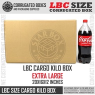 Starbox XLarge LBC Express Sizes Corrugated Cargo Shipping Boxes Packaging Kraft Box 20x16x12 Inches