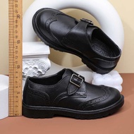 Black flat shoes Fashion children's black shoes Outdoor black shoes School shoes