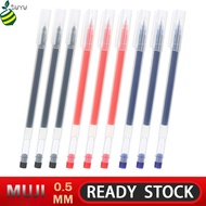 [In stock/COD] MUJI 0.5mm Large Capacity Pen Gel Pen Black/Red/Blue Ink Pen Signature Pen Stationery for Students School Office Supplies