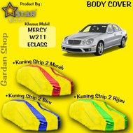 MERAH HIJAU MERCY W211 ECLASS Car Cover Yellow Strip 2 Combination Body Cover Red Yellow Green PREMI