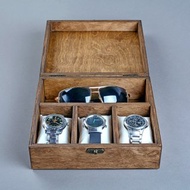 個人化木製收納盒：手錶、眼鏡與珠寶，一次收納