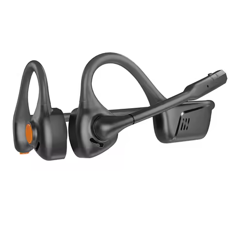 Open Ear Bluetooth Headphones, Noise Cancelling Wireless Headset Supports AptX/aptX-LL/aptX-HD Desig