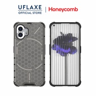UFLAXE Honeycomb Ốp Cứng Chống Sốc cho Nothing Phone 2 Ốp Điện Thoại Trong Suốt Ốp Lưng Bảo Vệ Toàn