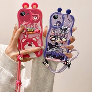 Casing REALME C30 C30S Kartun boneka silikon lembut Phone casing