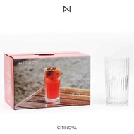 Citinova Dilly Glass Cup 430 Ml (1 Set of 6 Pcs)