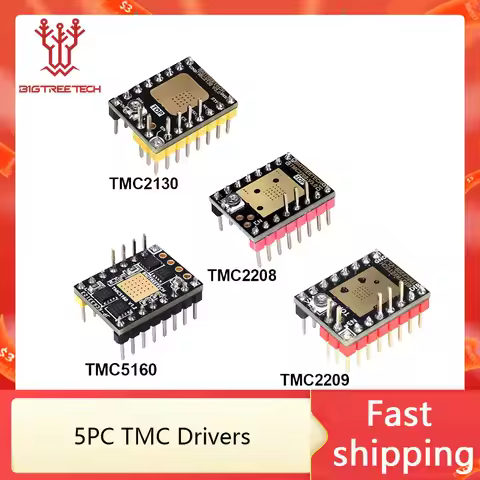 5PCS BIGTREETECH TMC2209 TMC2208 TMC2130 TMC5160 Stepper Motor Driver 3D Printer Parts For SKR V1.4 