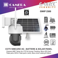 GLENZ CCTV SIMCARD 4G + BATTERE & SOLAR PANEL (GWIP-2300)