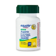 [AMERICAN PRODUCT] Equate Adult Low Dose Aspirin 81mg Cardiovascular Support Pills (500 pills)