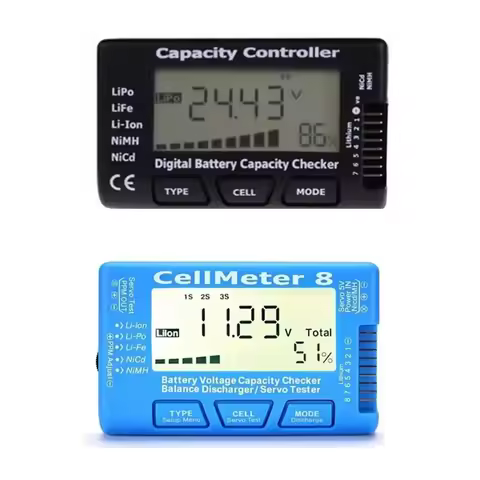 Rc Cellmeter-7 Digital Battery Capacity Checker Lipo Life Li-ion Nicd Nimh Battery Voltage Tester Ch