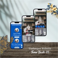 Digital Wedding Website Invitation - Online Thanksgiving & Circumcision Invitation - WEB KASIH 03