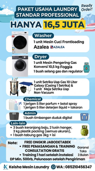 Paket usaha laundry Pemula