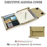 Executive Agenda Cover D'renbellony - Khaki | Agenda Cover | Agenda Cover | Drenbellony