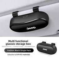 Jeep | Car Sunglasses Storage Box Interior Accessories For Jeep Grand Cherokee Compass Patriot Willy