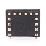 [二手] Valentino 雙折錢包 Rockstud 7W0P0AR5VSH0NO 皮革雙折錢包 女士新款