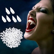 Halloween Vampire Fangs Dentures Props Halloween Cosplay Props False Fangs with Solid Glue