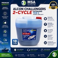 [MSA] Alcon 2T TCW-3 Minyak Outboard Marine 18L — Mudah, Selamat, Andal | Jimatan Untuk Bot Nelayan 