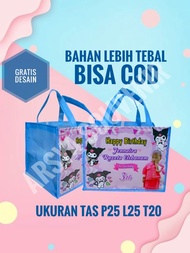 paket 5 pcs PROMO !!! tas souvenir custom muat box nasi hokben | muat box nasi ukuran 20x20 ukuran 2