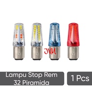 MATA Brake Stop Light Flashing Brake Light/ Pyramid Running Brake Light/ 32 Eyes 1157 (2 Feet) Unive