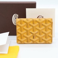 Goyard Malesherbes 黃色印花 Card Wallet 卡包