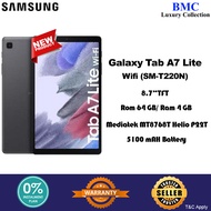Samsung Galaxy Tab A7 Lite Wifi ( SM-T220 ) ( 4GB + 64GB ) Galaxy Tab A7 samsung malaysia warranty