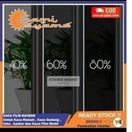 RIBEN WINDOW FILM STICKERS, HEAT-RESISTANT WINDOW FILM, BLACK WINDOW FILM, CAR WINDOW FILM, 150CM X 