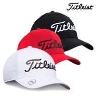 Titleist ข้อเสนอพิเศษของแท้ Titlesit หมวกกอล์ฟผู้ชายและผู้หญิงพร้อมหมวกมาร์คหมวกกอล์ฟผ้าแห้งเร็ว