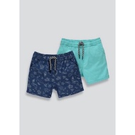 (Auth) Set of 2 Matalan UK boys' shorts size 12-18m