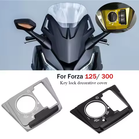 Motorcycle Key Lock Seat Lock Cover Decorative Covers For Honda Forza 125 Forza 300 Forza300 Forza12