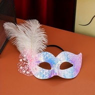 Anchor Six Dan Show Halloween Party Ball Show Half Face Mask Mask 8.11