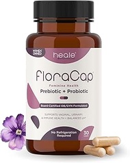FloraCap Feminine Probiotic for Vaginal Health | 47.5 Billion CFU | 10 Live Strains | Promotes Vagin