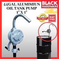 Black Hardware Barrel Drum Oil Diesel Fuel Drum Pump Rotary Oil Pump Suction Sedut Tong Minyak Petro