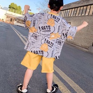 Đồ bộ bé trai Con Xinh cotton hình in  Mèo Masu STAR quần áo bé trai từ 14 đến 45kg