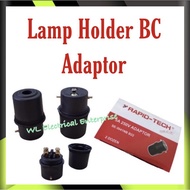 #SE304 #B22 Adaptor BC bulb Black Lamp Holder connector / BC ADAPTOR