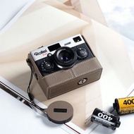 適用機型Rollei 35AF 手掌紋皮革相機底座皮套