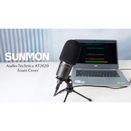 Audio-technica AT2020 Windscreen Foam Cover,  ,Compatible with AT-2035 AT-2050 ATR2500 ATR2500X AT-4