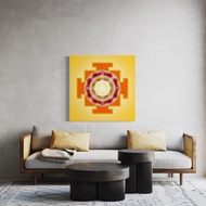 Best-t Sun Yantra | Meditative Geometric Art | Quality Canvas Giclee Print | Vaastu | Shipa Technolo